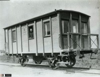 Железная дорога (поезда, паровозы, локомотивы, вагоны) - Служебный вагон,переделанный из НТВ грузоподъемностью 750 пудов