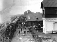 Железная дорога (поезда, паровозы, локомотивы, вагоны) - Станция Няндома,Архангельская область