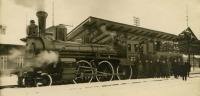 Железная дорога (поезда, паровозы, локомотивы, вагоны) - Пассажирский паровоз №31 серии Н на ст.Нымме