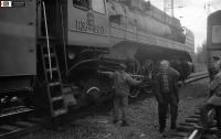 Железная дорога (поезда, паровозы, локомотивы, вагоны) - Паровоз П36-0071 на ст.Кущевка, Краснодарский край.