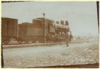 Железная дорога (поезда, паровозы, локомотивы, вагоны) - Паровоз с поездом на ст.Всесвятская