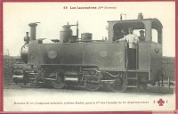 Железная дорога (поезда, паровозы, локомотивы, вагоны) - Танк-паровоз №63 системы Маллета 0-2+2-0,Франция