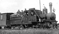 Железная дорога (поезда, паровозы, локомотивы, вагоны) - Узкоколейный паровоз  Т.108 типа 0-3-0,Эстония
