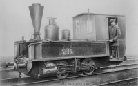 Железная дорога (поезда, паровозы, локомотивы, вагоны) - Танк-паровоз №15 типа 0-2-0 для маневровых работ
