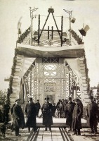Железная дорога (поезда, паровозы, локомотивы, вагоны) - Открытие Алексеевского железнодорожного моста через Амур