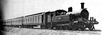 Железная дорога (поезда, паровозы, локомотивы, вагоны) - Танк-паровоз Dde 750 с пригородным поездом