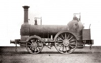 Железная дорога (поезда, паровозы, локомотивы, вагоны) - Паровоз типа 1-1-0 Манчестер и Болтон ж.д.