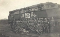 Железная дорога (поезда, паровозы, локомотивы, вагоны) - Импровизированный броневагон чехословацкого легиона