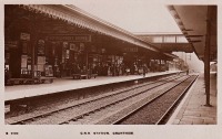 Железная дорога (поезда, паровозы, локомотивы, вагоны) - Станция Грантем Большой Северной ж.д.