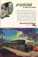 Железная дорога (поезда, паровозы, локомотивы, вагоны) - Постеры Пенсильванской железной дороги