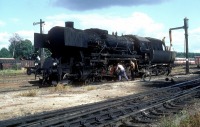 Железная дорога (поезда, паровозы, локомотивы, вагоны) - Паровоз Ту42 71,Илава,Польша
