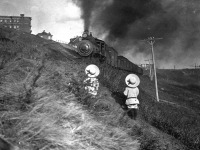 Железная дорога (поезда, паровозы, локомотивы, вагоны) - Дети и поезд