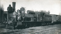 Железная дорога (поезда, паровозы, локомотивы, вагоны) - Паровоз Чн-519(Чк-519) на ст.Бахмач
