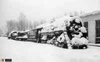 Железная дорога (поезда, паровозы, локомотивы, вагоны) - Паровоз Л-4219 в ТЧ Кузино,Свердловсая область