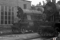 Железная дорога (поезда, паровозы, локомотивы, вагоны) - Паровозы Су251-92 и Су251-93 в депо Тихорецкая