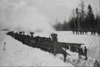 Железная дорога (поезда, паровозы, локомотивы, вагоны) - Сквозь снега Канады