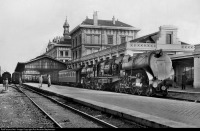 Железная дорога (поезда, паровозы, локомотивы, вагоны) - Паровоз системы Гаррат 2-3-1+1-3-2 с поездом