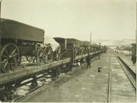 Железная дорога (поезда, паровозы, локомотивы, вагоны) - Воинский поезд на ст.Мысовая