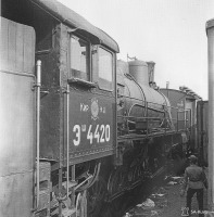 Железная дорога (поезда, паровозы, локомотивы, вагоны) - Паровоз Эш-4420 на ст.Питкяранта