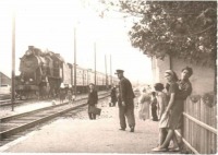 Железная дорога (поезда, паровозы, локомотивы, вагоны) - Поезд на ст.Три острова