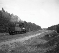 Железная дорога (поезда, паровозы, локомотивы, вагоны) - Паровоз близ Томилино