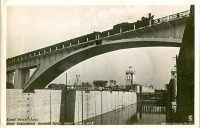 Железная дорога (поезда, паровозы, локомотивы, вагоны) - Мост через шлюз №8 канала Москва-Волга