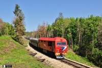 Железная дорога (поезда, паровозы, локомотивы, вагоны) - Поезд Москва-Балаково на перегоне Высотная - Барнуковка,Саратовская область