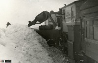 Железная дорога (поезда, паровозы, локомотивы, вагоны) - Струг-снегоочиститель в работе на участке Мурапталово - Сакмарская