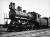 Железная дорога (поезда, паровозы, локомотивы, вагоны) - Пассажирский паровоз Н-327 типа 1-3-0