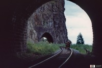 Железная дорога (поезда, паровозы, локомотивы, вагоны) - Тоннель на Кругобайкальской ж.д.