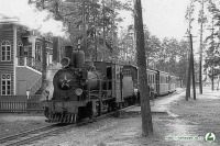 Железная дорога (поезда, паровозы, локомотивы, вагоны) - Поезд с паровозом ИС-1 на ст.Путь Ильича