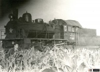Железная дорога (поезда, паровозы, локомотивы, вагоны) - Паровоз Эг-5688 и машинист М.П.Шалонин