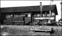 Железная дорога (поезда, паровозы, локомотивы, вагоны) - Паровоз №1056 типа 0-2-0 в депо Мурхед,штат Миннесота