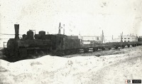 Железная дорога (поезда, паровозы, локомотивы, вагоны) - Паровоз Ов-1835 на строительстве Челябинского металлургического комбината