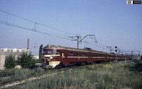 Железная дорога (поезда, паровозы, локомотивы, вагоны) - Электропоезд ЭР2-565 на перегоне Волгоград-I  -  пост 6км