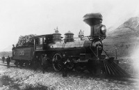 Железная дорога (поезда, паровозы, локомотивы, вагоны) - Паровоз №130 Канадской Тихоокеанской ж.д.