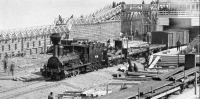 Железная дорога (поезда, паровозы, локомотивы, вагоны) - Погрузка вагонов на ледокол-паром 