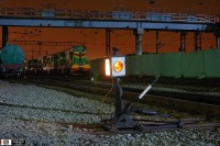 Железная дорога (поезда, паровозы, локомотивы, вагоны) - Ручная стрелка в локомотивном депо Саратов