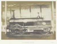 Железная дорога (поезда, паровозы, локомотивы, вагоны) - Локомотив Кремптон на Промышленной выставке в Лондоне