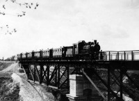 Железная дорога (поезда, паровозы, локомотивы, вагоны) - Паровоз Гр-336 с поездом