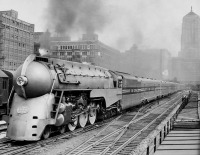 Железная дорога (поезда, паровозы, локомотивы, вагоны) - Паровоз-стримлайнер  