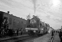 Железная дорога (поезда, паровозы, локомотивы, вагоны) - Паровоз ФД21 с поездом