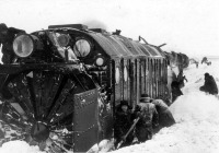 Железная дорога (поезда, паровозы, локомотивы, вагоны) - Паровой роторный снегоочиститель фирмы Геншель