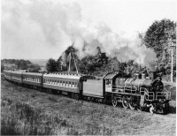Железная дорога (поезда, паровозы, локомотивы, вагоны) - Паровоз серии Су с поездом