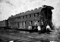 Железная дорога (поезда, паровозы, локомотивы, вагоны) - Двухэтажный вагон на ст.Троицк