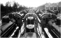 Железная дорога (поезда, паровозы, локомотивы, вагоны) - Паровозы серии Эш на заводе-изготовителе