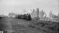 Железная дорога (поезда, паровозы, локомотивы, вагоны) - Паровозы Эр764-60 и Л-3369 с туристическим поездом