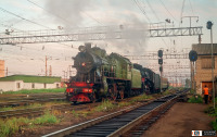 Железная дорога (поезда, паровозы, локомотивы, вагоны) - Паровоз Су213-58 на ст.Муром-I