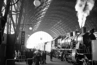 Железная дорога (поезда, паровозы, локомотивы, вагоны) - Дебаркадер Киевского вокзала