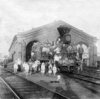 Железная дорога (поезда, паровозы, локомотивы, вагоны) - Паровоз Рб.595 в депо Бежецк